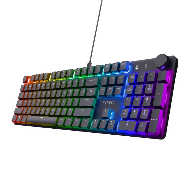 Clavier Filaire Trust Thorix GXT 866 USB - Noir 2 clavier filaire trust thorix gxt usb noir