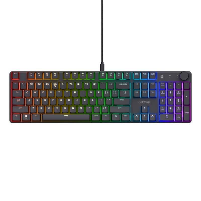Clavier Filaire Trust Thorix GXT 866 USB - Noir 1 clavier filaire trust thorix gxt usb noir