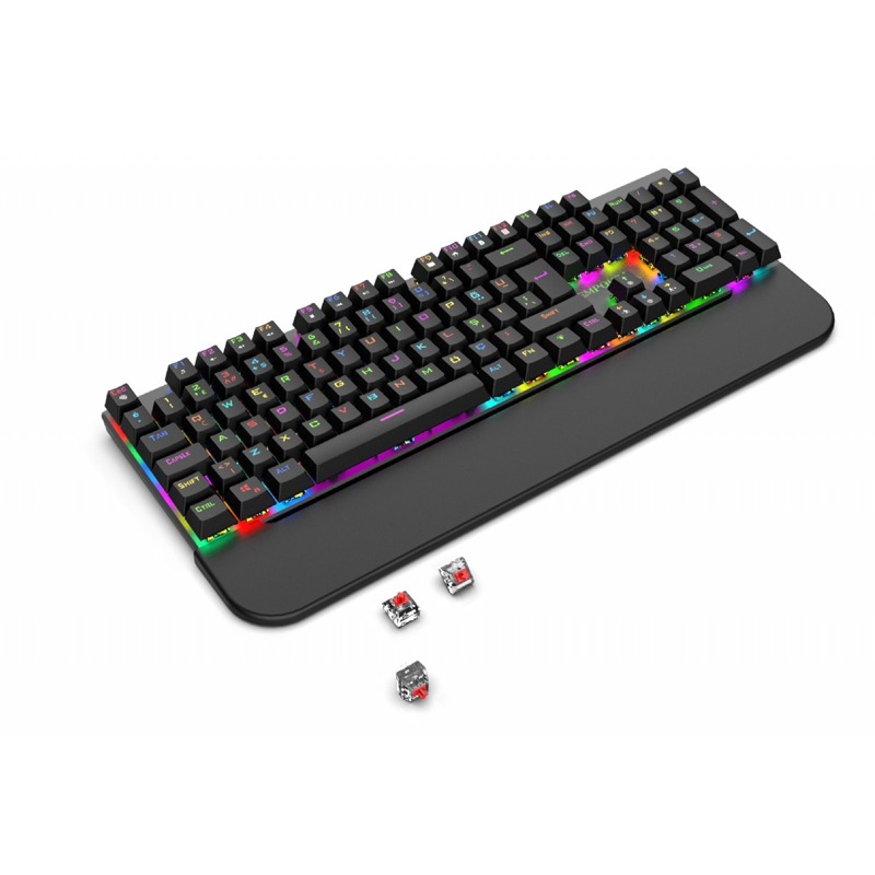 Clavier Gamer Filaire INCA IKG-443 Mécanique Interrupteur rouge RGB - Noir 9 clavier gamer filaire inca ikg mecanique interrupteur rouge rgb noir m