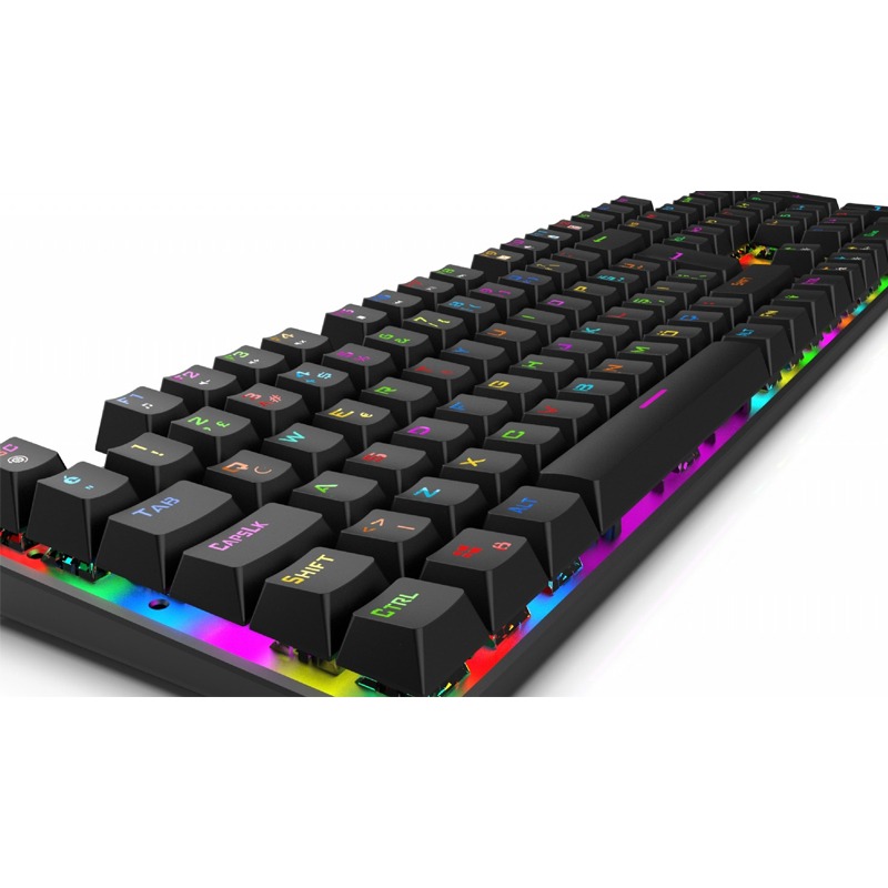 Clavier Gamer Filaire INCA IKG-443 Mécanique Interrupteur rouge RGB - Noir 5 clavier gamer filaire inca ikg mecanique interrupteur rouge rgb noir w