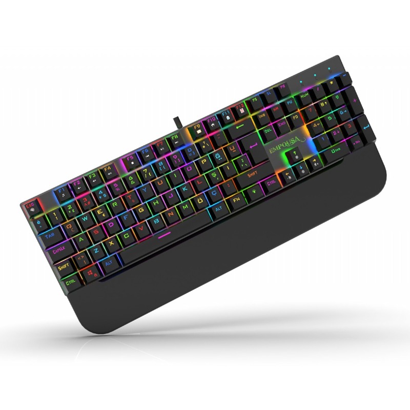 Clavier Gamer Filaire INCA IKG-443 Mécanique Interrupteur rouge RGB - Noir 4 clavier gamer filaire inca ikg mecanique interrupteur rouge rgb noir x