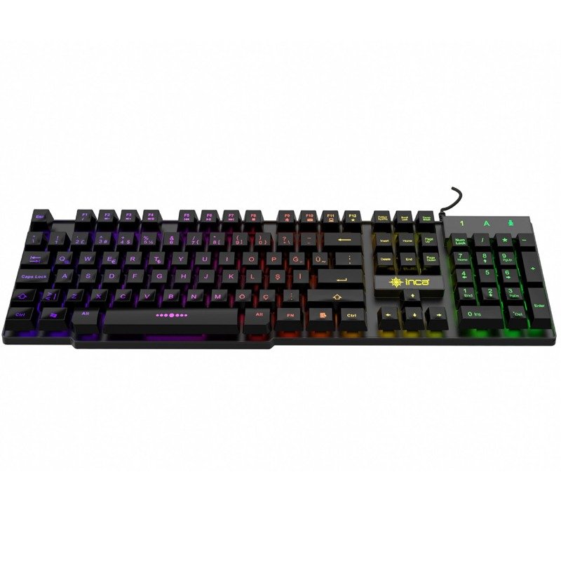 Clavier Gamer Filaire INCA IKG-446 RGB - Noir 2 clavier gamer filaire inca ikg rgb noir a