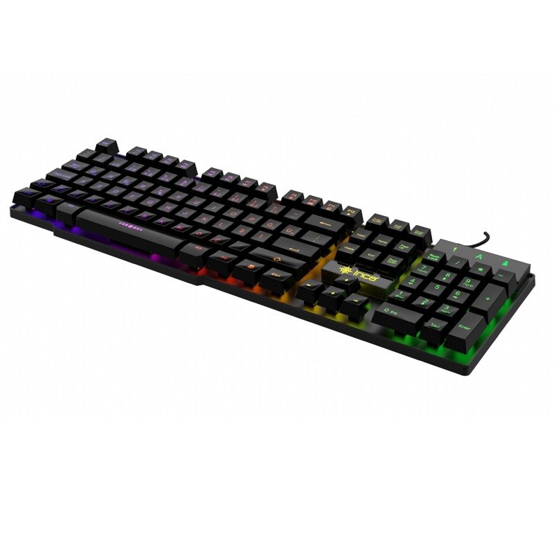 Clavier Gamer Filaire INCA IKG-446 RGB - Noir 3 clavier gamer filaire inca ikg rgb noir w