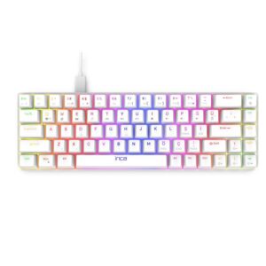 clavier gamer filaire inca ikg mecanique interrupteur rouge rgb blanc a