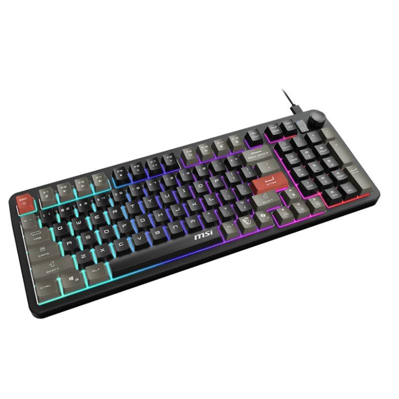 Clavier Gamer Filaire MSI FORGE GK110 AZERTY - Noir 3 clavier gamer filaire msi forge gk azerty noir a