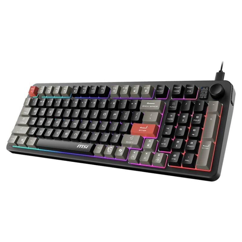 Clavier Gamer Filaire MSI FORGE GK110 AZERTY - Noir 4 clavier gamer filaire msi forge gk azerty noir c