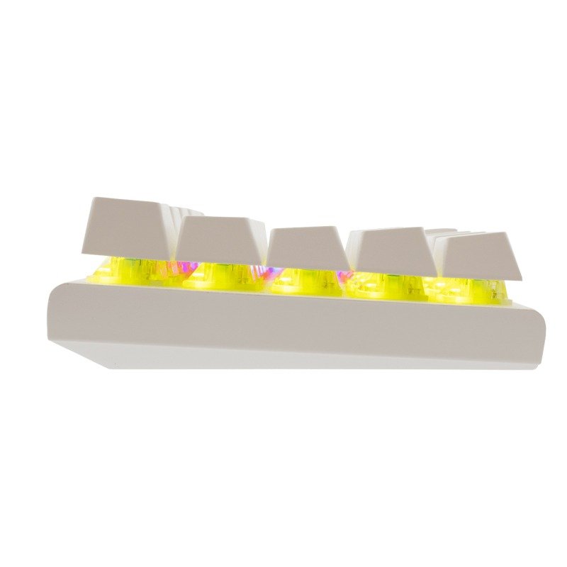 Clavier Gamer Filaire WHITE SHARK WAKIZASHI 2 US Blanc - Interrupteurs bleus 4 clavier gamer filaire white shark wakizashi us blanc interrupteurs bleus a