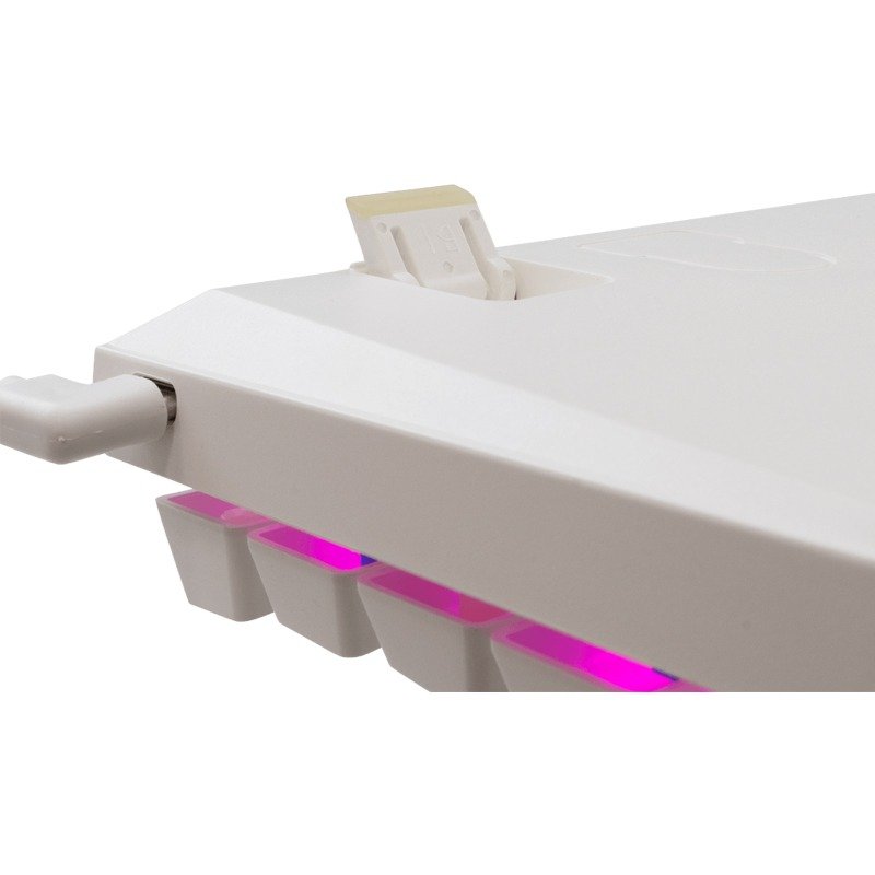 Clavier Gamer Filaire WHITE SHARK WAKIZASHI 2 US Blanc - Interrupteurs bleus 6 clavier gamer filaire white shark wakizashi us blanc interrupteurs bleus q