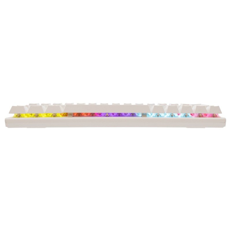 Clavier Gamer Filaire WHITE SHARK WAKIZASHI 2 US Blanc - Interrupteurs bleus 5 clavier gamer filaire white shark wakizashi us blanc interrupteurs bleus w