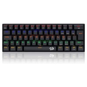 clavier gamer mecanique redragon lakshmi kr rainbow switch rouge
