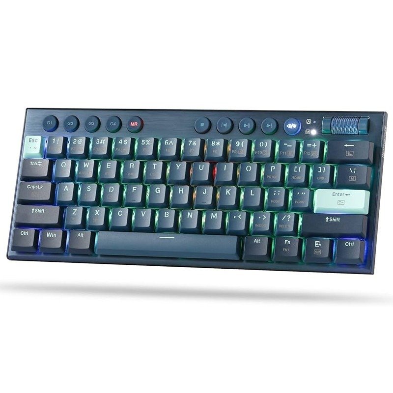 Clavier Gamer Mécanique REDRAGON Noctis K632NB PRO RGB - Bleu 1 clavier gamer mecanique redragon noctis knb pro rgb bleu ddh