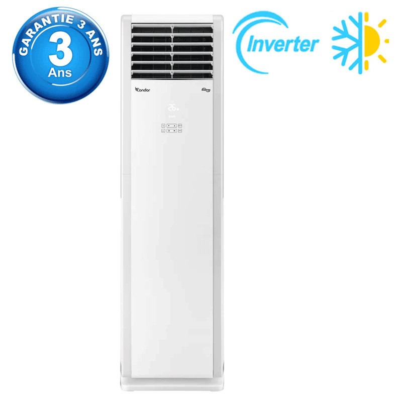 Climatiseur Armoire CONDOR 60000 BTU E6IT3 Inverter - Blanc 1 climatiseur armoire condor btu tropical inverter chaud froid blanc