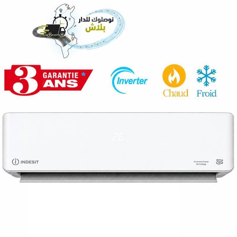 Climatiseur INDESIT 24000 BTU Inverter Chaud/Froid - Garantie 3 Ans 1 climatiseur indesit btu inverter chaud froid garantie ans k