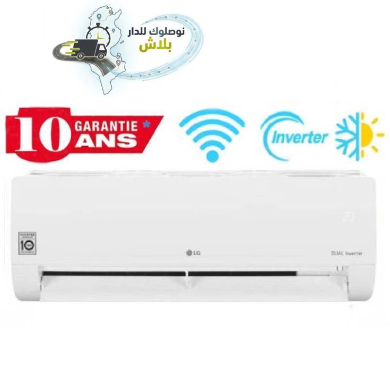 Climatiseur LG Inverter DualCool 24000 BTU Chaud & Froid Tropicalisé 1 climatiseur lg inverter dualcool btu chaud froid tropicalise z