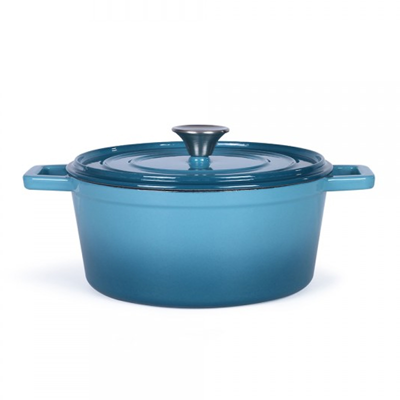 Cocotte Ronde LIVOO Avec Couvercle 24cm 4Litre - Bleu 1 cocotte ronde livoo l bleu