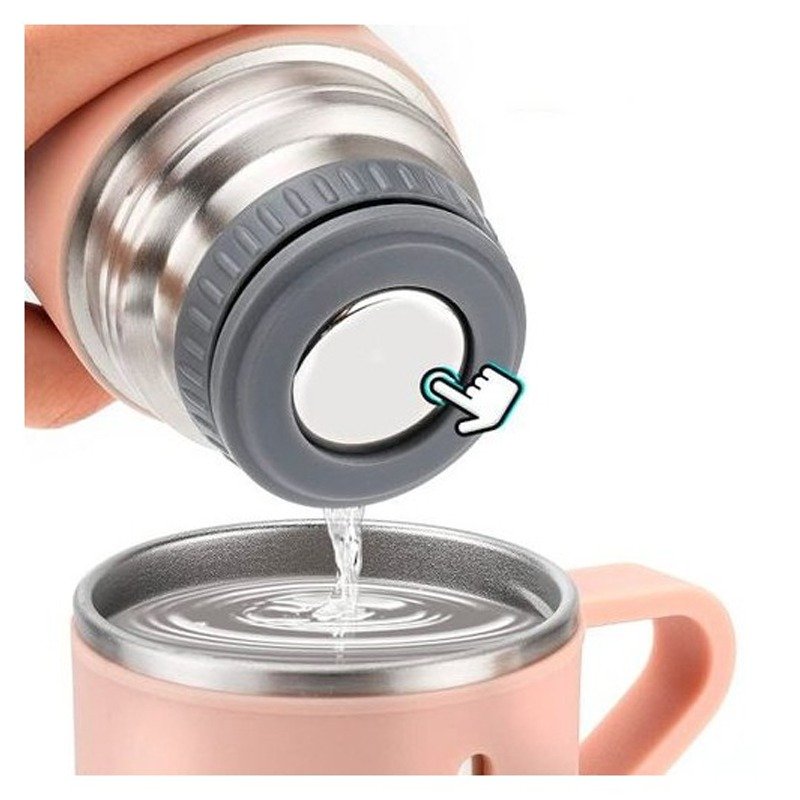 Coffret Thermos 500ml Avec 2 Tasses - Saumon 3 coffret thermos ml avec tasses saumon