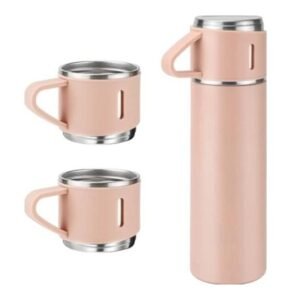 coffret thermos ml avec tasses saumon