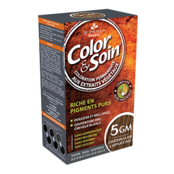 3 CHENES COLOR & SOIN COLORATION CHATAIN CLAIR CAPPUCCINO 5GM 2 color soin coloration chatain clair cappuccino gm