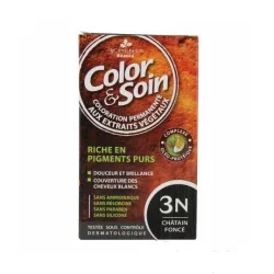 3 CHENES COLOR & SOIN COLORATION CHATAIN FONCE 3N 4 color soin coloration chatain fonce n