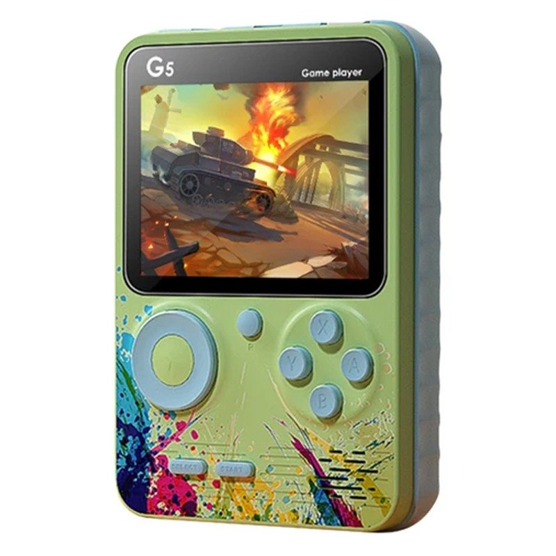Console de Jeu Portable GBOX G5 avec Manette - Vert 2 console de jeu g pour enfants jeux vert gris