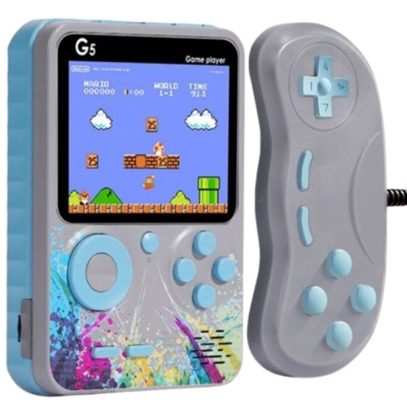 Console de Jeu Portable GBOX G5 avec Manette - Gris 1 console de jeu portable gbox g avec manette gris f