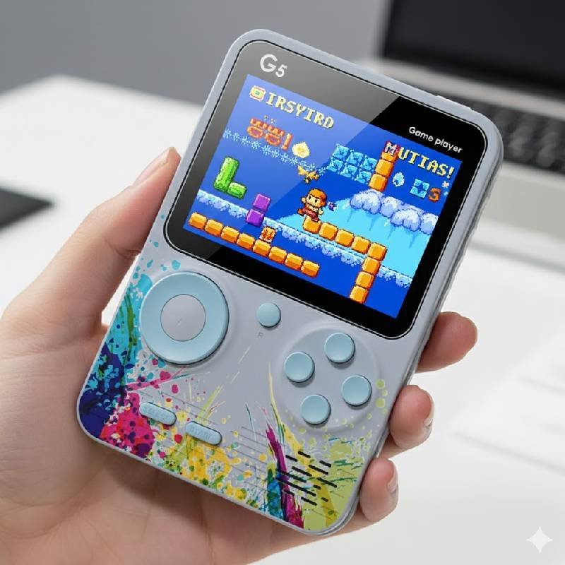 Console de Jeu Portable GBOX G5 avec Manette - Gris 3 console de jeu portable gbox g avec manette gris w