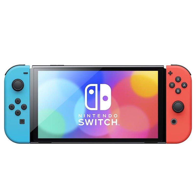 Console de Jeux NINTENDO Switch Oled - Rouge & Bleu 2 console de jeux nintendo switch oled rouge bleu