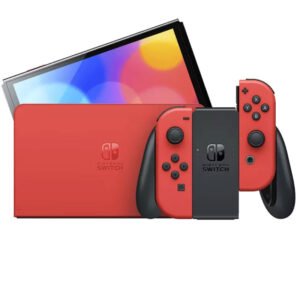 console de jeux nintendo switch oled rouge noir