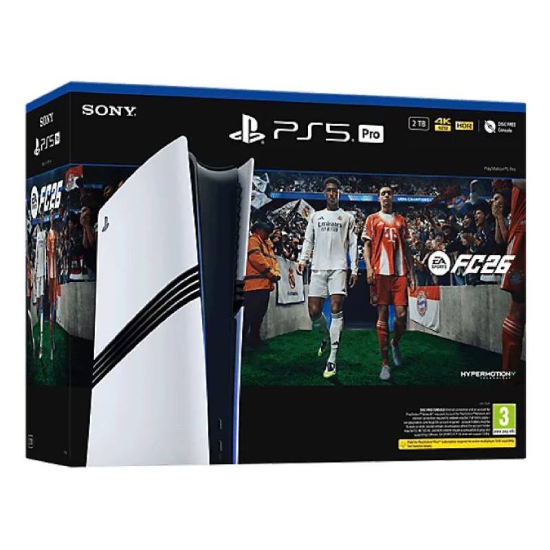 Console de jeux SONY PS5 Édition Pro + EA SPORTS FC 26 2 console de jeux sony ps edition pro ea sports fc q