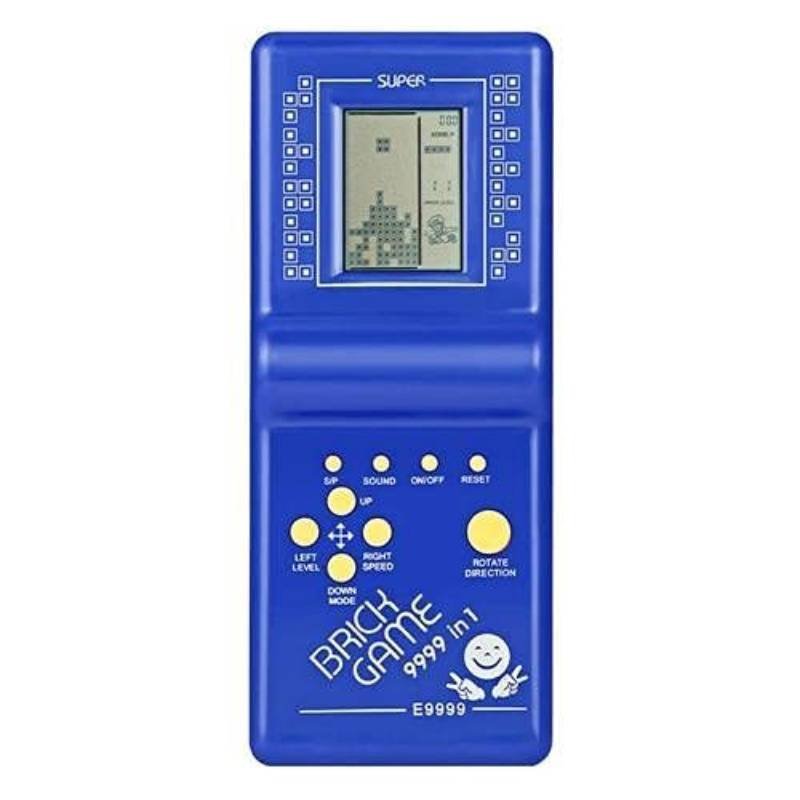 Console De Jeux TETRIS Brick Game - Bleu 1 console de jeux tetris brick game bleu