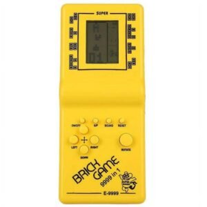 console de jeux tetris brick game jaune