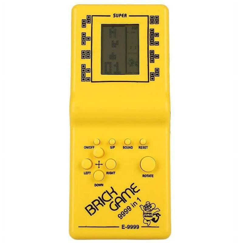 Console De Jeux TETRIS Brick Game - jaune 1 console de jeux tetris brick game jaune