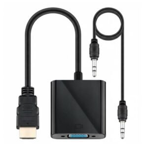 convertisseur hdmi vers vga noir