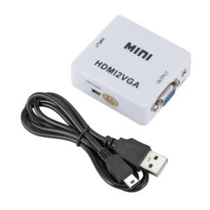 convertisseur treqa hdmi vers vga blanc qw