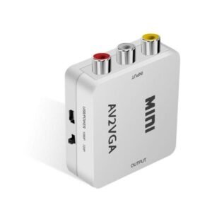 convertisseur treqa rca vers vga blanc i