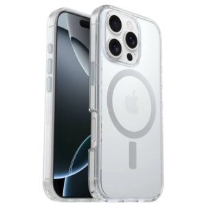coque transparent pour iphone pro max avec magsafe silver