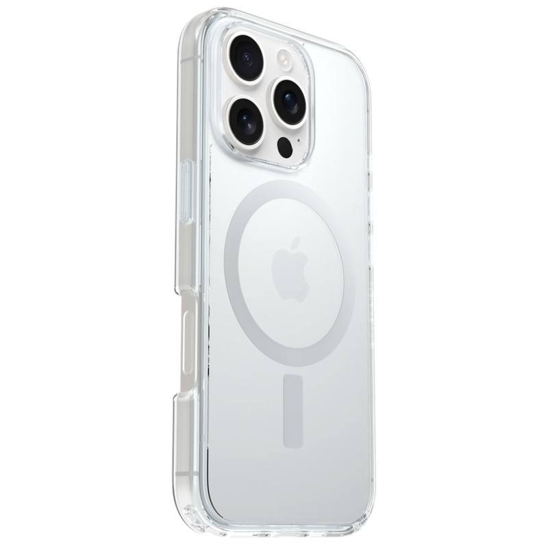 coque transparent pour iphone pro max avec magsafe silver