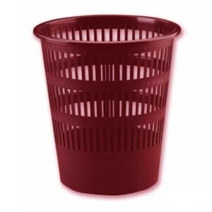corbeille papier fapi l rouge bordeaux