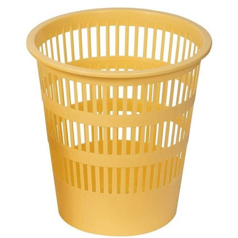 Corbeille à Papier FAIBO - Jaune Pastel (307-P035) 1 corbeille a papier faibo rose pastel p