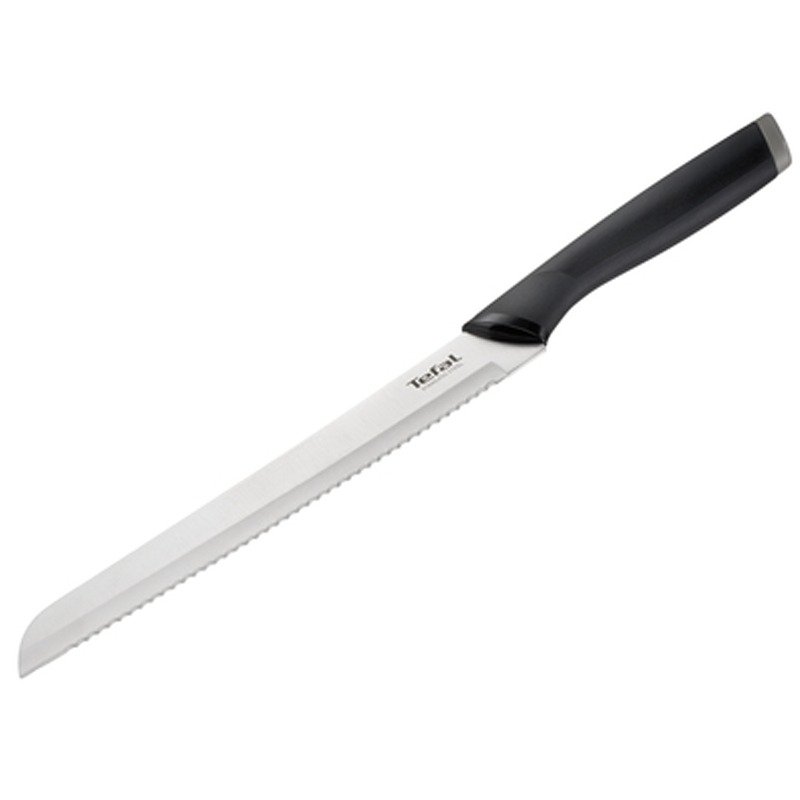 Couteau à pain confort TEFAL K2213404 20cm - Noir 1 couteau a pain confort tefal k cm noir