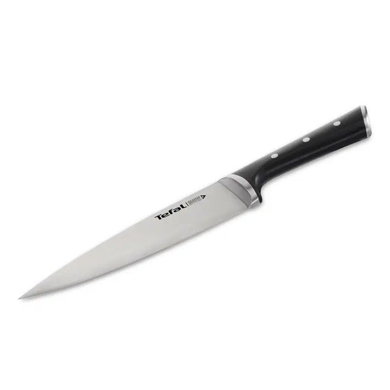 Couteau De Chef TEFAL Ice Force K2320214 20cm - Noir 1 couteau de chef tefal ice force k cm noir