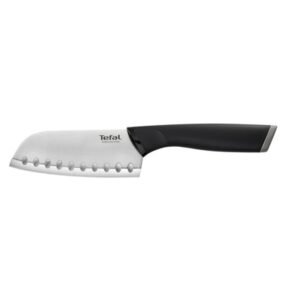couteau santoku tefal confort k cm noir