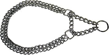 CROCI COLLIER 1/2 ETRANGLEUR CHROME 45 CM 1 croci collier etrangleur chrome cm