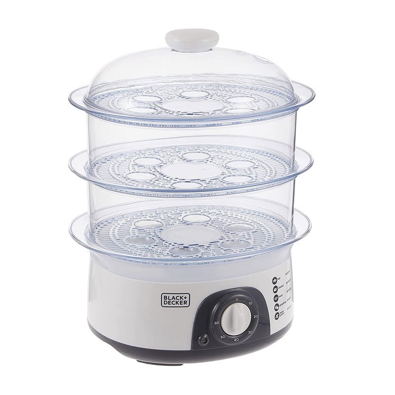 Cuiseur Vapeur BLACK&DECKER HS6000 775W - Blanc 2 cuiseur vapeur black decker hs w blanc