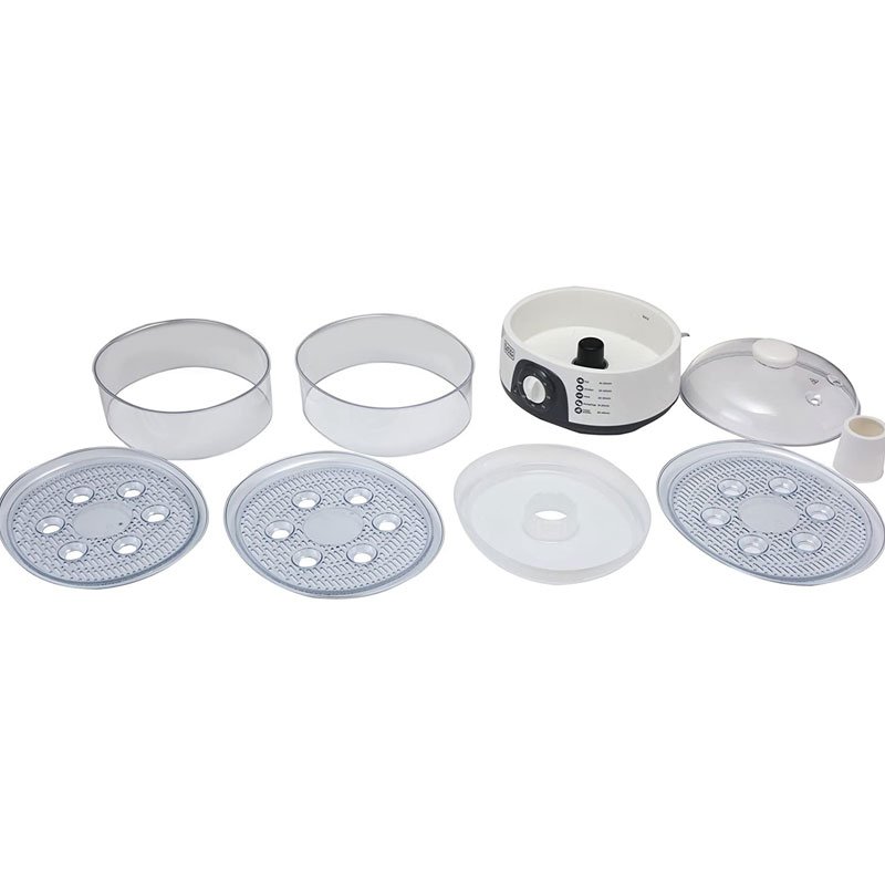 Cuiseur Vapeur BLACK&DECKER HS6000 775W - Blanc 4 cuiseur vapeur black decker hs w blanc