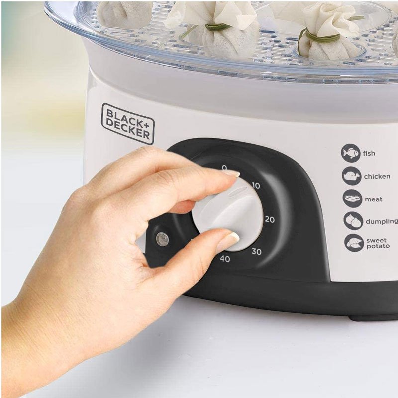 Cuiseur Vapeur BLACK&DECKER HS6000 775W - Blanc 5 cuiseur vapeur black decker hs w blanc