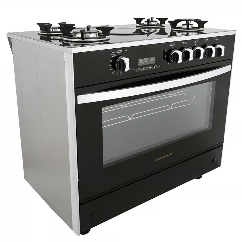 Cuisinière à Gaz UNIONAIRE Smart 5 Feux + Cadeau 3 cuisini re gaz unionaire smart feux noir