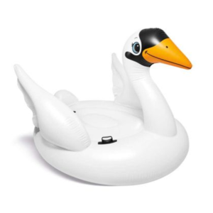 cygne de natation gonflable intex blanc