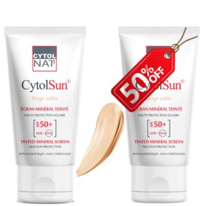 cytol cytolnat cytolsun ecran spf teinte beige sable le eme