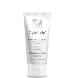 CYTOLNAT CYTOLIGHT ECRAN MINERAL TEINTEE ANTI TACHES SPF50+ 50ML 2 cytolnat cytolight ecran mineral teinte anti tahes spf ml